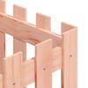vidaXL Garden Planter with Fence Design 40x40x40 cm Solid Wood Douglas