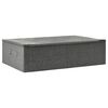vidaXL Storage Box Fabric 70x40x18 cm Anthracite