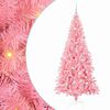 vidaXL Christmas Tree with 300 LEDs with Stand Pink 180 cm PVC