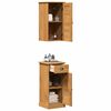 vidaXL Bathroom Furniture Set VIGO 2 pcs Brown and Honey brown