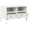 vidaXL TV Cabinet White 68x39x43.5 cm Cold-rolled Steel