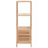 vidaXL Bathroom Storage Cabinet Solid Walnut Wood 39.5x35.5x123 cm