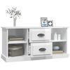 vidaXL TV Cabinet High Gloss White 99.5x35.5x48 cm Engineered Wood