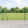 vidaXL Fence Post Green 50 x 1.2 m (25 mm mesh) Steel and PVC