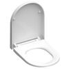 SCH&Uuml;TTE Duroplast Toilet Seat WHITE D-shape