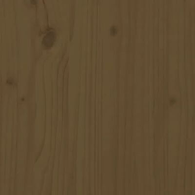 vidaXL Bed Headboard Honey Brown 206x4x100 cm Solid Pine Wood