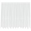 vidaXL Lace Curtain with Curtains Floral White 140 x 300 cm Polyester