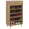 vidaXL Shoe Cabinet Artisian Oak 60 x 35 x 105 cm Engineered Wood