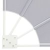 vidaXL Balcony Privacy Screen Grey 160 x 160 cm Polyester