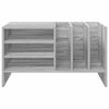 vidaXL Record Cabinet Grey Sonoma 78.5 x 35 x 45 cm Engineered Wood