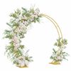vidaXL Wedding Arch Gold 220 x 45 x 200 cm Steel