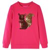 Kids' Sweatshirt Bright Rose 128