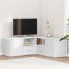 vidaXL Corner Cabinet White 200x40x45 cm Engineered Wood