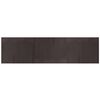 vidaXL Rug Rectangular Dark Brown 80x300 cm Bamboo