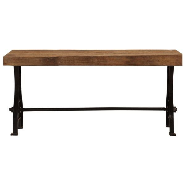 vidaXL Coffee Table Solid Reclaimed Wood 100x60x40 cm
