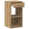 vidaXL Bedside Cabinets with Drawer 2 pcs Artisan Oak 35x34x66.5 cm