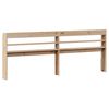 vidaXL Headboard with Shelves 200 cm Solid Wood Pine
