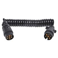 ProPlus Spiral Cable 3 m with 2x7-pin Plug