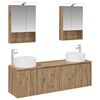 vidaXL Bathroom Cabinet Set 5 pcs Artisan Oak Engineered Wood