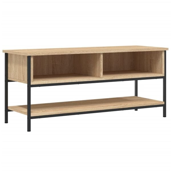 vidaXL TV Cabinet Sonoma Oak 100x35x45 cm Engineered Wood
