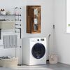 vidaXL Wall Mounted Cabinet Old Wood 34.5 x 34 x 90 cm