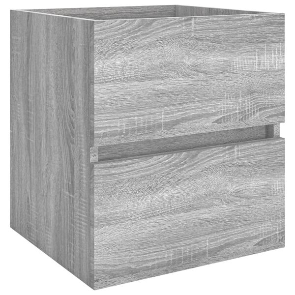 vidaXL Sink Cabinet Grey Sonoma 41x38.5x45 cm Engineered Wood