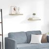 vidaXL Floating Wall Shelves 2 pcs Oak 40x23x3.8 cm MDF