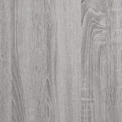 vidaXL Wall Mounted Cabinet Grey Sonoma 34.5x34x90 cm Engineered Wood