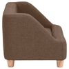 vidaXL Dog Sofa Brown 95x63x39 cm Linen