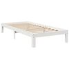 vidaXL Bookcase Bed without Mattress White 90x190 cm Single Solid Wood Pine