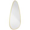 vidaXL Wall Mirror Gold 60x25 cm
