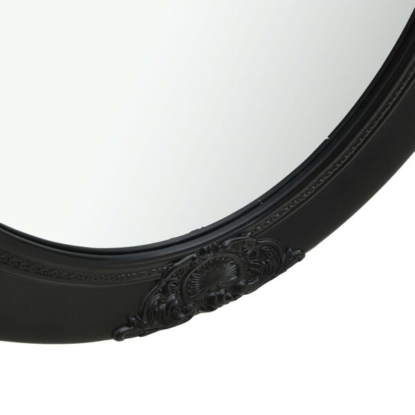 vidaXL Wall Mirror Baroque Style 50x60 cm Black