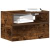 vidaXL Wall-mounted Bedside Cabinets 2 pcs Smoked Oak 45x26x28.5 cm