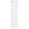 vidaXL Zebra Blind White 50x100 cm Fabric Width 45.9 cm Polyester