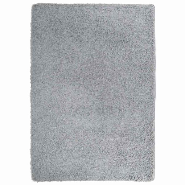 vidaXL Shaggy Rug High Pile NAVARRA Light Grey 160x230 cm Polyester