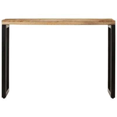 vidaXL Console Table 110x35x76 cm Solid Rough Wood Mango
