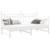 vidaXL Daybed Frame White 100 x 190 cm Steel