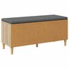 vidaXL Hall Bench with Cushion with Door Sonoma Oak 100 x 38 x 46 cm