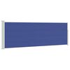 vidaXL Patio Retractable Side Awning 100x314 cm Blue
