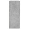 vidaXL Wall Mounted Cabinet Concrete Grey 69.5x34x90 cm