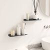 vidaXL Floating Shelf 2 pcs Anthracite 30 x 9 x 2.5 cm Steel