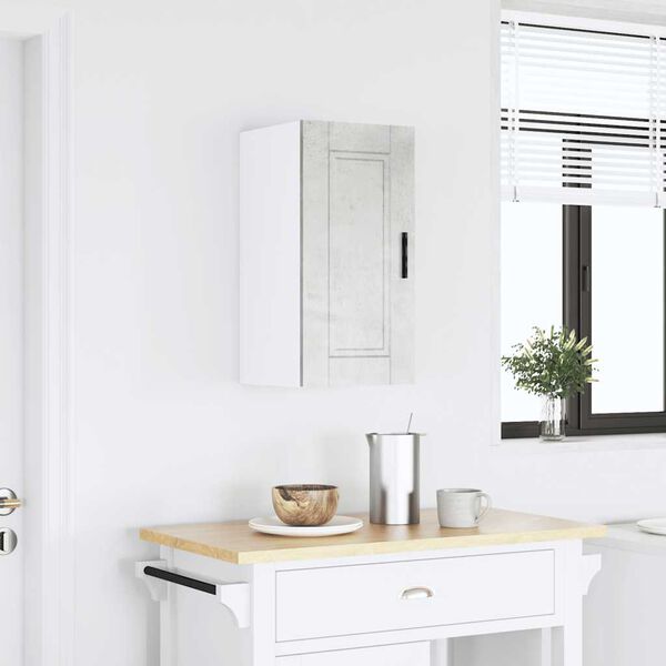 vidaXL Kitchen Wall Cabinet&nbsp;Porto Concrete Grey Engineered Wood