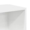 vidaXL Side Table High Gloss White 33x33x34.5 cm Engineered Wood