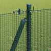 vidaXL Fence Post Green 50 x 1.2 m (12 x 12 mm mesh) Steel and PVC