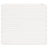 vidaXL Garden Planter White 80x80x72 cm Solid Wood Pine