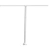 vidaXL Awning Post Set White 300x245 cm Iron