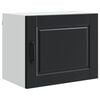vidaXL Wall Cabinet PORTO Black 50 x 31 x 40 cm Engineered Wood