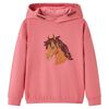 Kids' Hooded Sweatshirt Old Pink 116