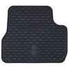 vidaXL Car Mat 4 pcs Black suitable for C3 2017-2024 Rubber