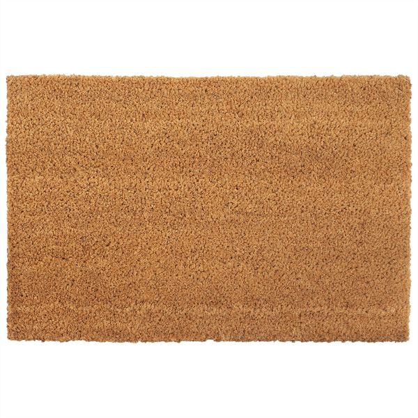 vidaXL Door Mat Natural 50x80 cm Tufted Coir